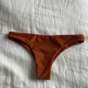 Mikoh bikini bottom in burnt orange